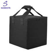 greatbuy666-Vinyl Record Storage Bag for 12-Inch Records Portable Carrying Case Organizer Bag with H