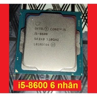 Intel Core i5-8600 Processor. CPU i5 8600 3.1 Upto 4.3GHz, 6 Cores 6 Threads used