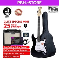 BLW GLITZ MKII Electric Guitar Starter Pack Stratocaster Style Gitar Elektrik Package with Accessories