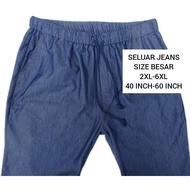 seluar jeans lelaki MEN BIG SIZE JEANS / PLUS SIZE DENIM / SELUAR JEANS LELAKI SIZE BESAR PINGGANG G