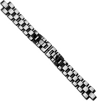 Watch Band Strap Bracelet Replacement for Chanel J12 Watch Real Ceramic 16/19mm (19mm black)