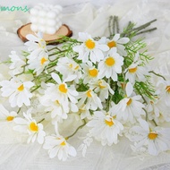 MONS 5 Heads Chamomiles, 5 Heads Silk Artificial Flower, Home DIY Photography Props Party Decoration