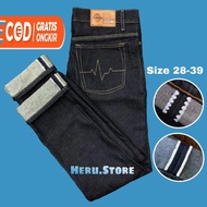 RAW DENIM SELVEDGE 15.OZ - Denim Selvedge Fuckmous Apparel - Celana Jeans - Celana Denim
