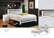 Eco 7550 King/Queen Size Wooden Bed Frame/ Katil Double / Katil Double kayu/ katil Double modern