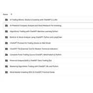 10 Trading Video Course Bundle - Learn AI Trading | Chatgpt Trading | Stock Market Ai Trading | Fore