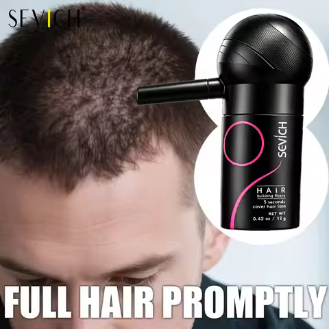 SEVICH Hair Fibers (12g) – 5sec Instant Volume, Spray Applicator for Thinning Hair | Invisible & Eve