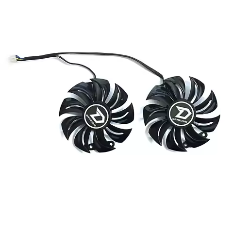 For Powercolor Radeon Red Dragon AX RX 480 470 580 Graphics Card 85mm GA91B2U GA91S2U DC 12V 0.35A 4
