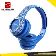 Musen MS-992A Retak Alat Dengar Bluetooth Sukan Lekap Kepala 5.0 Kad Wayarles Komputer Stereo Dua Ha