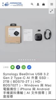 Synology BeeDrive SSD 2TB