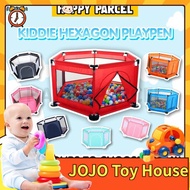 toy ✽Foldable Hexagon Playpen Playground Kids Indoor Baby Play Fence Kids Safety Play Yard Pagar Kanak Mainan Playpen Fence✣