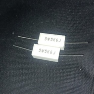 R chalk 5k6 5.6K 5.6K 5.6K 5w 5watt 5 watt kilo block Resistor F Fajar electro 2