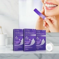 Hydrogen Peroxide Teeth Whitening Strips (7pcs), Effective At-Home Stain Removal Jalur Pemutih Gigi 