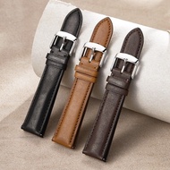 Cowhide Strap Men Genuine Leather Watch Strap Women Suitable Tissot Langqin Heberlin DW Omega IWC