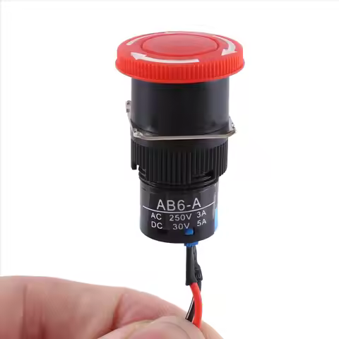A51T 2 Pin Limit Switch Emergency Stop Switch Part CNC Engraving Machine Accessories for 3018 PRO /3