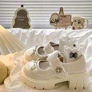 ( MaxLove Store ) Giày Nữ Mary Jane Búp Bê Da Cao Cấp Đế 5cn Siêu Nhẹ Phong Cách Vintage RENTREND