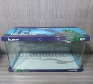 AQUARIUM BENDING IGLASS 800 KANDILA 127L 80X40X40 CM 127 LITER KACA