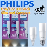 Philips LED Stick Bulb Light/ E27/ E14/ Compact Slim/ Genie bulb Replacement