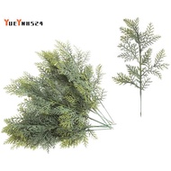 20 Pcs Artificial Cedar Sprigs Faux Cedar  Branches Cedar  Stems Sprigs Picks DIY Accessories