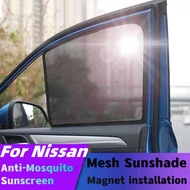 Car Window Shade Sunshade for Nissan SERENA C26 C25 C27 Maxima Accessories Magnetic Car Curtains Sun Protection