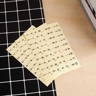 Electronic Keyboard Sticker 49/61/88 Keyboard Sticker Key Sticker Key Position Sticker Simple Score 