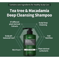 KUNDAL Tea Tree & Macadamia Deep Cleansing Shampoo 500ml(Baby Powder/FrenchLavender)