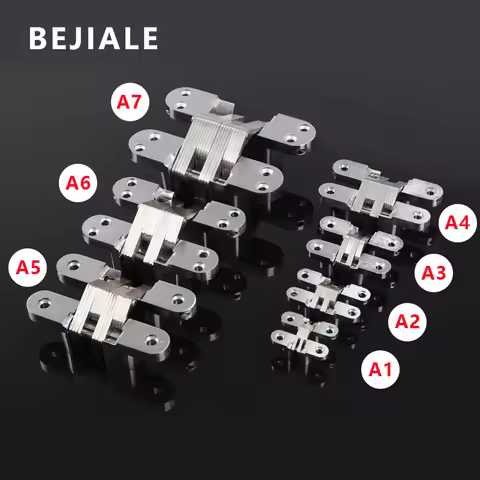 304 Stainless Steel Invisible Hinge Cross Hidden Folding Door Hidden Door Hidden Wood Door Hinge Hid