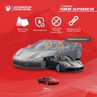 Automation Garage – Ferrari 488 Spider Transparent Car Cover