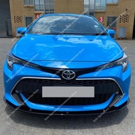 Gloss Black 3Pcs Front Bumper Lip Spoiler Splitter Diffuser For TOYOTA Corolla E210 Hatchback 2019-2
