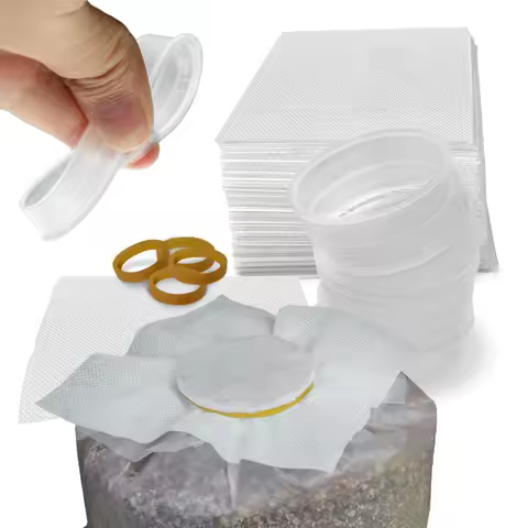Mushroom Planting Bag Fruiting Ring Kit for Edible Fungus Breathable Non-Woven Sealing Film High Pre