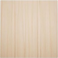 4 1/2"W x 4 1/2"H x 7/8"P Americraft Solid Hardwood Stain Grade Standard Smooth Rosette with Squared
