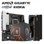 【重磅價】AMD【6核】Ryzen5 7500F+技嘉 B650M GAMING WIFI+美光 Crucial PRO DDR5-5600 16G*2+鎧俠 KIOXIA EXCERIA PLUS G3 1TB