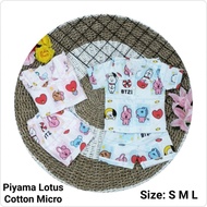 Girls' Sleepwear/Pajamas Short Suit with BT21 Print Size SL