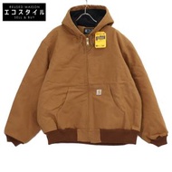 二手 Carhartt OJ0140-M 棕色鴨絨運動夾克，XXL 碼
