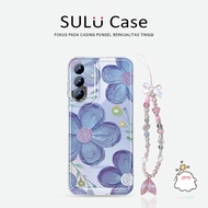HP Top Class Cute Flower Girl Case Oppo A3X A3 Pro 5G A60 Realme Note 60 60X C61 C63 C65 C75 C53 C51