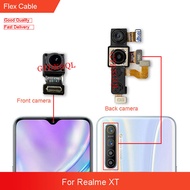 เดิมด้านหน้ากลับกล้องสำหรับ Realme XT หลักหันหน้าไปทางกล้องโมดูล F LEX เคเบิ้ลเปลี่ยนอะไหล่