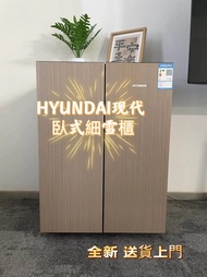 全新 臥式雪櫃 Horizontal refrigerator細雪櫃Refrigerator 臥式側開門冰箱 HYUNDA現代 70L雙變頻 一級能效 節能 風冷無霜 雙開門臥式雪櫃 小冰箱