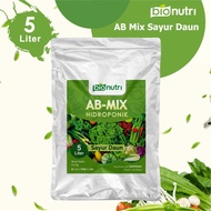 Terbaik Pupuk-Nutrisi Hidroponik AB Mix Sayur Daun 1000 Liter (5 Liter