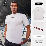 เสื้อยืดคอกลมแขนสั้น KELME สำหรับผู้ชาย ฤดูร้อน 2025 เสื้อฟุตบอลลำลองวัฒนธรรมสไตล์ย้อนยุค เสื้อยืดคอ