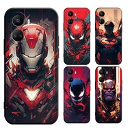 casing for huawei Y6 Y7 Y6S PRO Y7A Y6P Y9S Y9 Prime 2018 2019 Marvel Avengers Ironman Spiderman Venom Matte Case Soft Cover