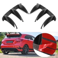 haichao Rear Bu per Canard Lip Splitter Canards Vents Replace ent for W176 (Carbon pattern)