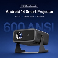 LONAISCI V13 Pro Max Projector 4K With Android 14 2GB RAM 16GB ROM Electric Foucs Auto Keystone Corr