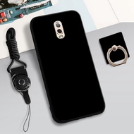 Casing for Samsung Galaxy J7 Plus Silicon Soft Phone Case (Black)