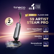 【TOP SPEC】Tineco Floor One S9 Artist Steam Pro 160°C HyperSteam Layflat Wet Dry Vacuum Cleaner | 90 