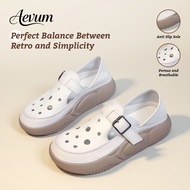 AEVUM 【Malaysia Stock】Crocs Slippers Clog Women's Sandals Llight Shoes Beach shoes