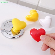 Mypink Handle Toilet Press Button Heart Shaped Press  Push Switch Toilet Bathing Room Decor Water Press Flush Button Home Tools SG