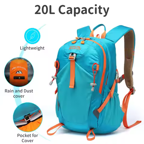20L Outdoor Hiking Camping Backpack Bag Men Outdoor Waterproof Light Climbing Bag Woman Cycling Back