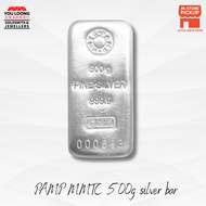 Youloong PAMP MMTC 500g silver bar 999Silver