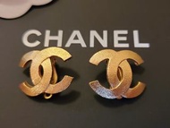 Chanel 大CC logo Vintage 耳環