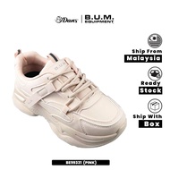Dans X BUM Equipment Kasut Sneaker Kasual Wanita / Perempuan - Beige/Merah Jambu BE99330 / BE99331