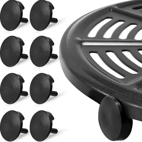 8Pcs Air Fryer Rubber Feet Round Fryer Base Corner Guard Suitable for Ninja Foodi Airy Air Fryer DZ2